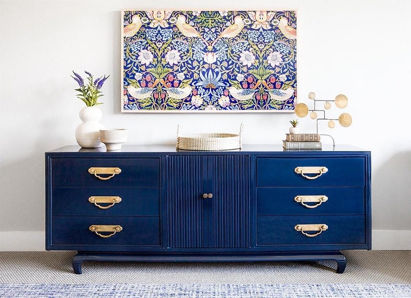 Different Navy Sideboards